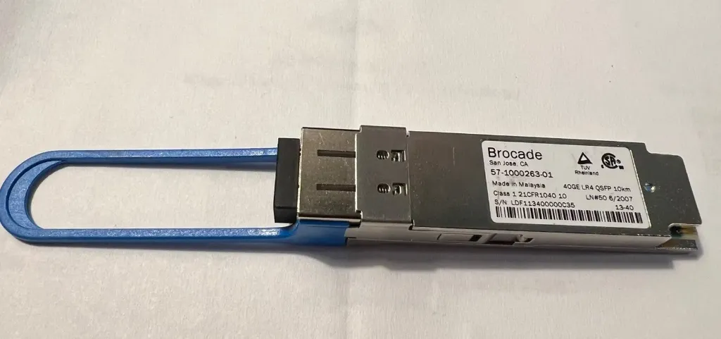 Brocade Qsfp+ 40ge Lr4 10km 1310nm Transceiver