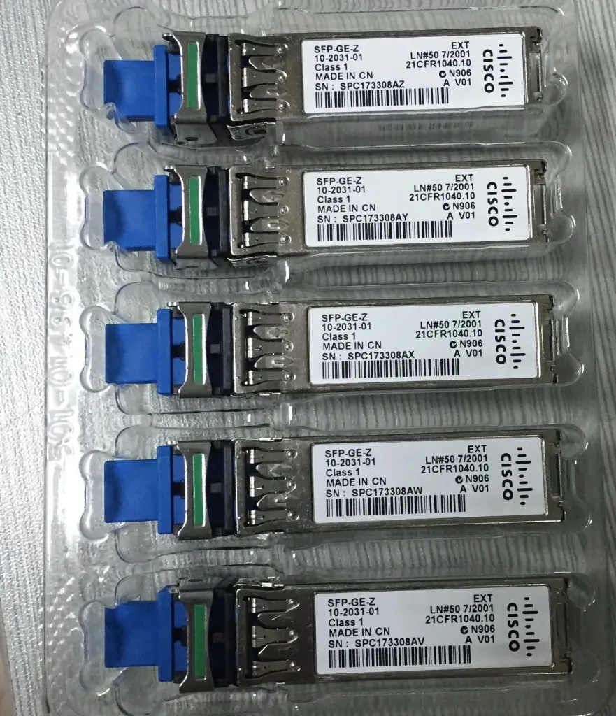 Cisco SFP-Ge-Z , 1000base-Zx SFP 1550nm 80km Dom