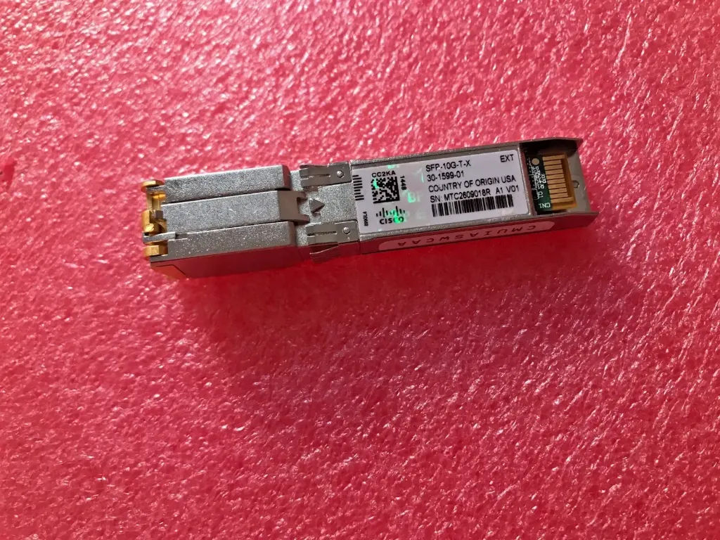 Cisco SFP-10G-T-X 10G SFP+ 10GBASE-T Copper RJ45 80m Transceiver