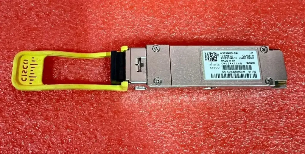 CISCO WSP-Q40GLR4L 40GBASE LR4-LITE 1310NM SMF  10-3063-02 2KM