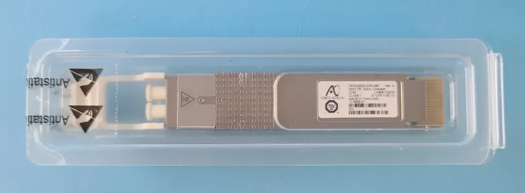 Cisco-Acacia QSFP DD 400Gbps ZR 1550nm 80km LC.