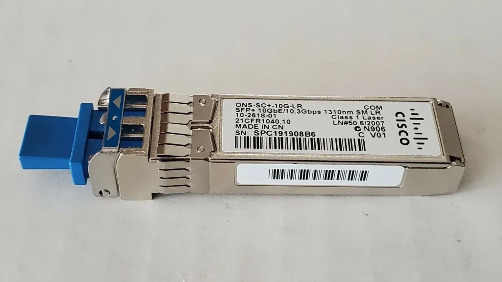 Cisco ONS-SC+-10G-LR SFP+ 10GbE/10.3Gbps 1310nm SM LR